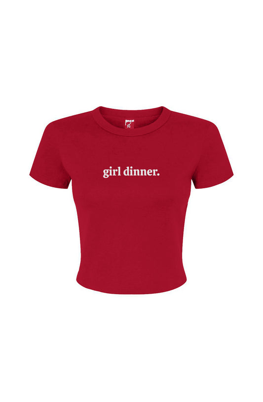 Girl Dinner Baby Tee